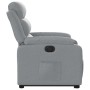 Sillón eléctrico reclinable elevable de tela gris claro en Sillones | Comprar online en Foru.es