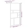 Mampara de ducha accesible vidrio ESG blanco 100x195 cm de , Paredes y mamparas de ducha - Ref: Foro24-151870, Precio: 165,72...