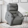 Sillón eléctrico reclinable elevable de tela gris oscuro en Sillones | Comprar online en Foru.es