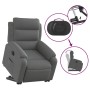 Sillón eléctrico reclinable elevable de tela gris oscuro en Sillones | Comprar online en Foru.es