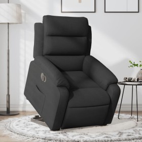 Sillón eléctrico reclinable elevable de tela negro en Sillones | Comprar online en Foru.es