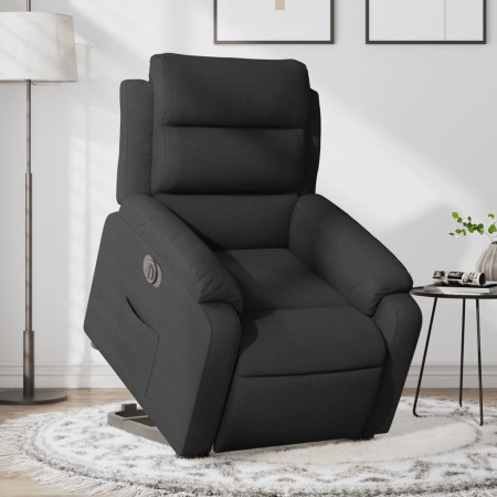 Sillón eléctrico reclinable elevable de tela negro en Sillones | Comprar online en Foru.es