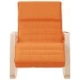 Silla mecedora de tela amarillo oscuro de , Mecedoras - Ref: Foro24-351081, Precio: 129,70 €, Descuento: %