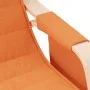 Silla mecedora de tela amarillo oscuro de , Mecedoras - Ref: Foro24-351081, Precio: 129,70 €, Descuento: %