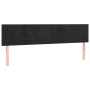 Cabeceros 2 unidades de terciopelo negro 90x5x78/88 cm de , Cabeceros y pies de cama - Ref: Foro24-346182, Precio: 61,92 €, D...