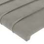 Headboards 2 units of light gray velvet 90x5x78/88 cm by , Headboards and footboards - Ref: Foro24-346180, Price: 45,77 €, Di...