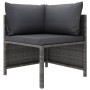Set de muebles de jardín 10 pzas y cojines ratán sintético gris de , Conjuntos de jardín - Ref: Foro24-3059768, Precio: 666,1...