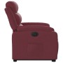 Sillón eléctrico reclinable elevable de tela rojo tinto en Sillones | Comprar online en Foru.es