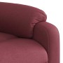 Sillón eléctrico reclinable elevable de tela rojo tinto en Sillones | Comprar online en Foru.es