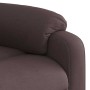 Sillón eléctrico reclinable elevable de tela marrón oscuro en Sillones | Comprar online en Foru.es
