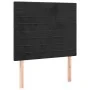 Kopfteile 2 Einheiten aus schwarzem Samt 90x5x78/88 cm von , Kopf- und Fußteile - Ref: Foro24-3116510, Preis: 58,39 €, Rabatt: %