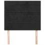 Kopfteile 2 Einheiten aus schwarzem Samt 90x5x78/88 cm von , Kopf- und Fußteile - Ref: Foro24-3116510, Preis: 58,39 €, Rabatt: %