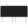 Cabeceros 4 unidades de tela negro 90x5x78/88 cm de , Cabeceros y pies de cama - Ref: Foro24-3116488, Precio: 122,04 €, Descu...