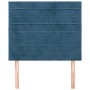 Cabeceros 2 unidades de terciopelo azul oscuro 90x5x78/88 cm de , Cabeceros y pies de cama - Ref: Foro24-3116512, Precio: 57,...