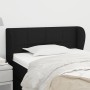 Cabecero de tela negro 93x23x78/88 cm de , Cabeceros y pies de cama - Ref: Foro24-3117128, Precio: 47,01 €, Descuento: %