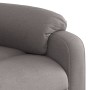Sillón eléctrico reclinable elevable de tela gris taupe en Sillones | Comprar online en Foru.es