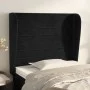 Kopfteil mit Ohren aus schwarzem Samt, 93 x 23 x 118/128 cm von , Kopf- und Fußteile - Ref: Foro24-3118134, Preis: 76,44 €, R...
