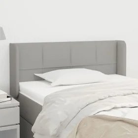 Light gray fabric headboard 83x16x78/88 cm by , Headboards and footboards - Ref: Foro24-3118742, Price: 45,58 €, Discount: %
