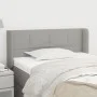 Light gray fabric headboard 83x16x78/88 cm by , Headboards and footboards - Ref: Foro24-3118742, Price: 45,58 €, Discount: %