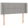 Light gray fabric headboard 83x16x78/88 cm by , Headboards and footboards - Ref: Foro24-3118742, Price: 45,58 €, Discount: %
