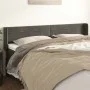 Kopfteil aus dunkelgrauem Samt, 183 x 16 x 78/88 cm von , Kopf- und Fußteile - Ref: Foro24-3118969, Preis: 57,02 €, Rabatt: %