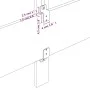 Kopfteil aus dunkelgrauem Samt, 183 x 16 x 78/88 cm von , Kopf- und Fußteile - Ref: Foro24-3118969, Preis: 57,02 €, Rabatt: %