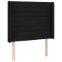 Headboard with black fabric ears 103x16x118/128 cm by , Headboards and footboards - Ref: Foro24-3119712, Price: 68,03 €, Disc...