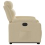 Sillón eléctrico reclinable elevable de tela color crema en Sillones | Comprar online en Foru.es