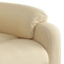 Sillón eléctrico reclinable elevable de tela color crema en Sillones | Comprar online en Foru.es