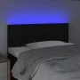 Black fabric headboard with LED 90x5x78/88 cm by , Headboards and footboards - Ref: Foro24-3121596, Price: 43,04 €, Discount: %
