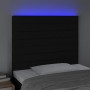 Cabecero con luces LED tela negro 90x5x118/128 cm de , Cabeceros y pies de cama - Ref: Foro24-3122548, Precio: 72,01 €, Descu...