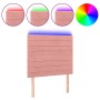 Cabecero con luces LED terciopelo rosa 90x5x118/128 cm de , Cabeceros y pies de cama - Ref: Foro24-3122605, Precio: 62,93 €, ...