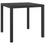 Mesa de jardín de aluminio y WPC negra 80x80x74 cm de vidaXL, Mesas de jardín - Ref: Foro24-42790, Precio: 140,86 €, Descuent...