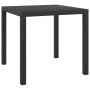 Mesa de jardín de aluminio y WPC negra 80x80x74 cm de vidaXL, Mesas de jardín - Ref: Foro24-42790, Precio: 143,64 €, Descuent...