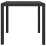 Mesa de jardín de aluminio y WPC negra 80x80x74 cm de vidaXL, Mesas de jardín - Ref: Foro24-42790, Precio: 140,86 €, Descuent...