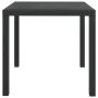 Mesa de jardín de aluminio y WPC negra 80x80x74 cm de vidaXL, Mesas de jardín - Ref: Foro24-42790, Precio: 140,86 €, Descuent...