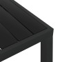 Mesa de jardín de aluminio y WPC negra 80x80x74 cm de vidaXL, Mesas de jardín - Ref: Foro24-42790, Precio: 143,64 €, Descuent...