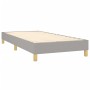 Cama box spring con colchón tela y LED gris claro 80x200 cm de , Camas y somieres - Ref: Foro24-3133669, Precio: 285,95 €, De...
