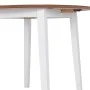 Round white MDF drop-leaf table by vidaXL, Kitchen and dining tables - Ref: Foro24-245370, Price: 147,60 €, Discount: %