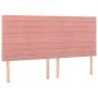 Boxspringbett mit rosa Samtmatratze 200x200 cm von , Betten und Lattenroste - Ref: Foro24-3137928, Preis: 683,19 €, Rabatt: %