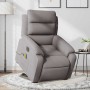 Sillón de masaje eléctrico reclinable elevable tela taupé en Sillones | Comprar online en Foru.es
