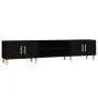 Mueble de TV madera contrachapada negro 180x31,5x40 cm de , Muebles TV - Ref: Foro24-816257, Precio: 106,43 €, Descuento: %
