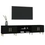 Mueble de TV madera contrachapada negro 180x31,5x40 cm de , Muebles TV - Ref: Foro24-816257, Precio: 106,43 €, Descuento: %