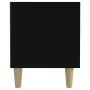 Mueble de TV madera contrachapada negro 180x31,5x40 cm de , Muebles TV - Ref: Foro24-816257, Precio: 106,43 €, Descuento: %