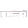Mueble de TV madera contrachapada negro 180x31,5x40 cm de , Muebles TV - Ref: Foro24-816257, Precio: 106,43 €, Descuento: %