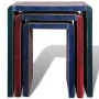 Stackable table set 3 units colored recycled teak by , Side tables - Ref: Foro24-241717, Price: 130,93 €, Discount: %