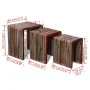 Stackable table set 3 units colored recycled teak by , Side tables - Ref: Foro24-241717, Price: 130,93 €, Discount: %