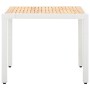 Juego de comedor de jardín 5 piezas ratán sintético blanco de , Conjuntos de jardín - Ref: Foro24-45998, Precio: 510,21 €, De...