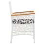 Juego de comedor de jardín 5 piezas ratán sintético blanco de , Conjuntos de jardín - Ref: Foro24-45998, Precio: 510,21 €, De...