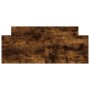 Estructura de cama con cabecero piecero roble ahumado 120x190cm de , Camas y somieres - Ref: Foro24-3203779, Precio: 115,42 €...